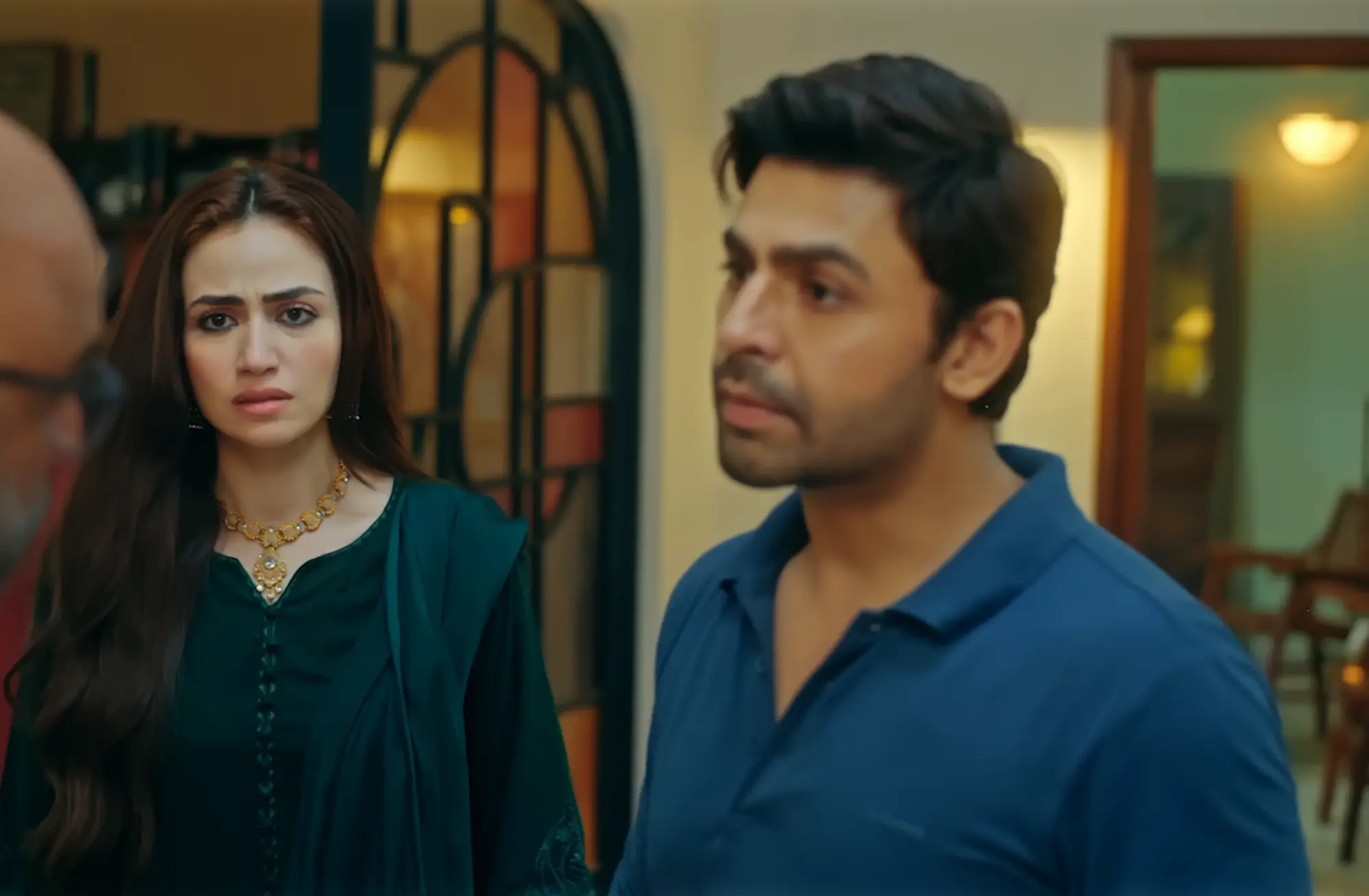 Sana Javed and Farhan Saeed in Bas Tera Saath Ho