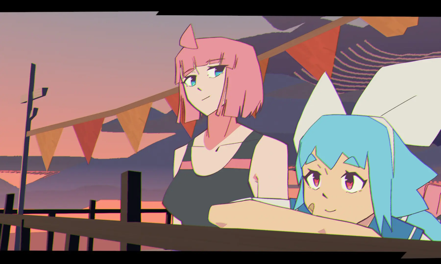 Anime moment. &mdash; screengrab by author