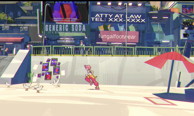 Exploring a seaside town. &mdash; GIF via author