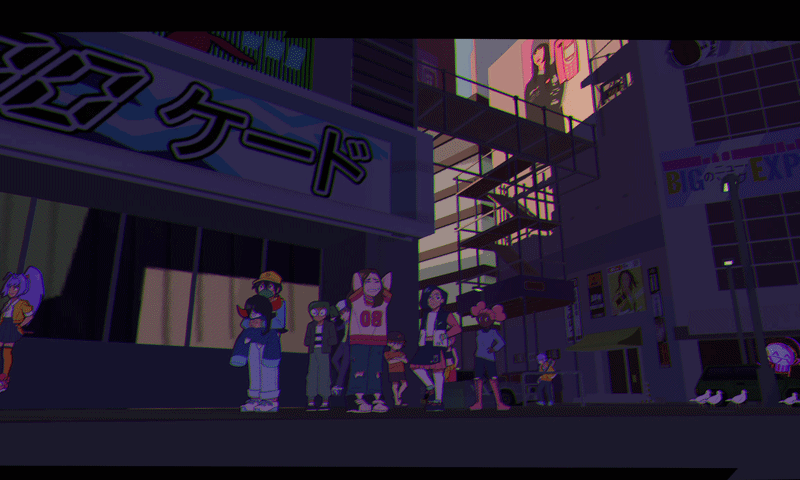 Man, this is a loooong cutscene. &mdash; GIF via author
