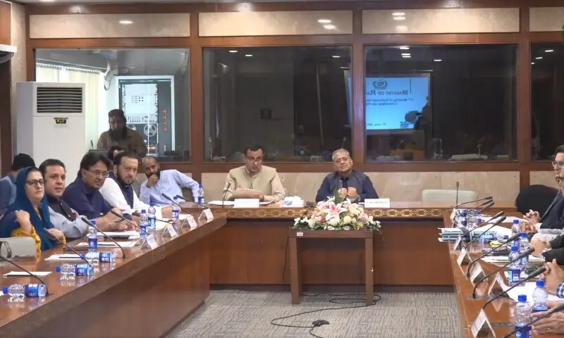 MNA Ramesh Lal chairs a meeting of the National Assembly’s Standing Committee on Railways in the Parliament House on July 2, 2026. — @NA_Committees/X MNA Ramesh Lal chairs a meeting of the National Assembly’s Standing Committee on Railways in the Parliament House on July 2, 2026. — @NA_Committees/X