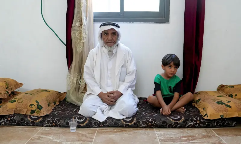 Palestinian Mohammad Salameh, owner of a house that was taken by Israeli settlers in village of Jalud, reacts during an interview with Reuters at his house in al-Auja village in the Israeli-occupied West Bank on July 2, 2026. — Reuters