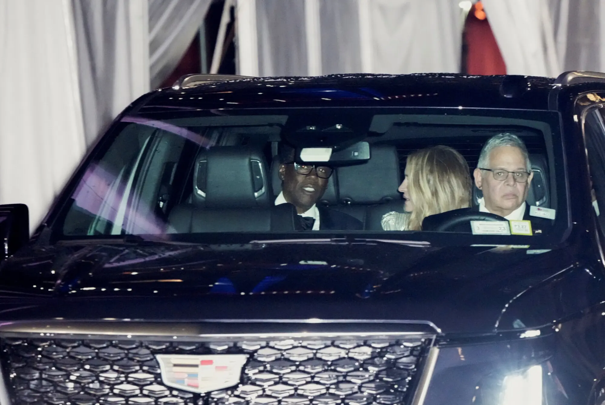 Comedian Chris Rock at Taylor Swift and Travis Kelce’s wedding.