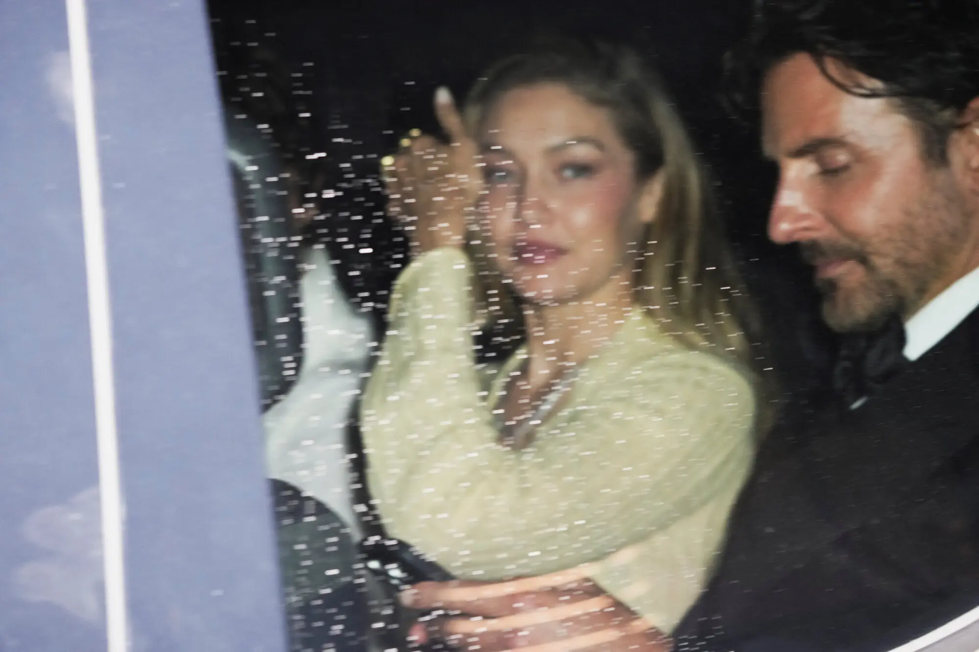 Gigi Hadid and Bradley Cooper seen outside Madison Square Garden. Photo: Reuters