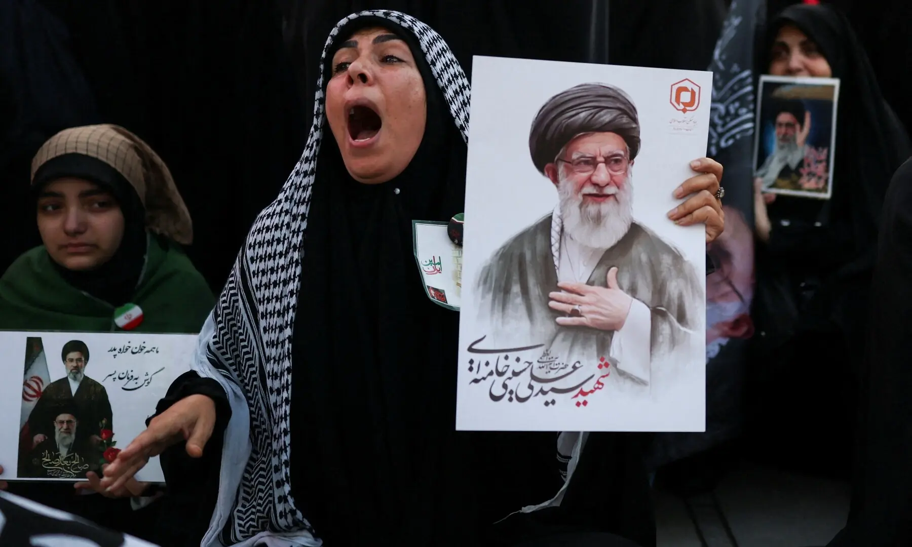 Mourners react during a public farewell ceremony to pay their respects to late Supreme Leader Ayatollah Ali Khamenei, who was killed on February 28 in Israeli and US airstrikes, at the Imam Khomeini Grand Mosalla, in Tehran, Iran on July 4, 2026. - Reuters