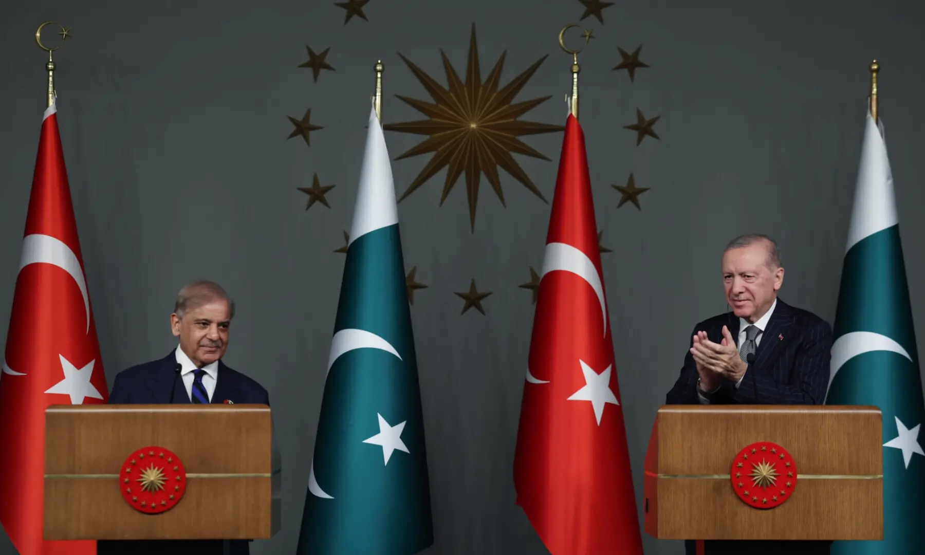 PM Shehbaz Sharif and Turkiye’s President Recep Tayyip Erdogan address a joint press conference in Istanbul on July 4, 2026. — DawnNewsTV PM Shehbaz Sharif and Turkiye’s President Recep Tayyip Erdogan address a joint press conference in Istanbul on July 4, 2026. — DawnNewsTV