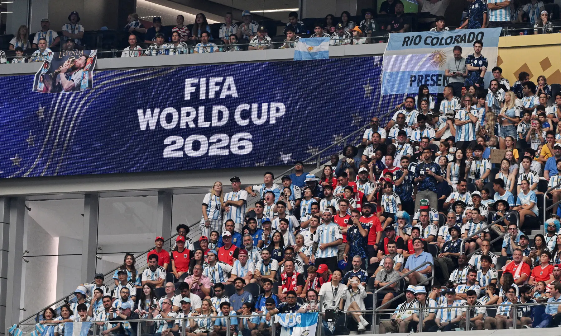 Argentina and Austria fans during a FIFA World Cup 2026 match at Dallas Stadium, in Arlington, Texas, US on June 22, 2026. — Reuters/File Argentina and Austria fans during a FIFA World Cup 2026 match at Dallas Stadium, in Arlington, Texas, US on June 22, 2026. — Reuters/File