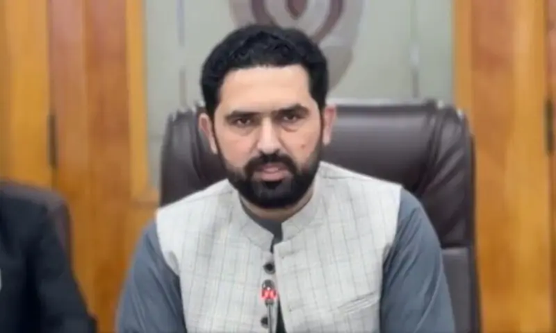 Khyber Pakhtunkhwa Chief Minister Sohail Afridi addresses a session of cabinet on July 8, 2026. — screengrab via video from @GovernmentKP/X Khyber Pakhtunkhwa Chief Minister Sohail Afridi addresses a session of cabinet on July 8, 2026. — screengrab via video from @GovernmentKP/X
