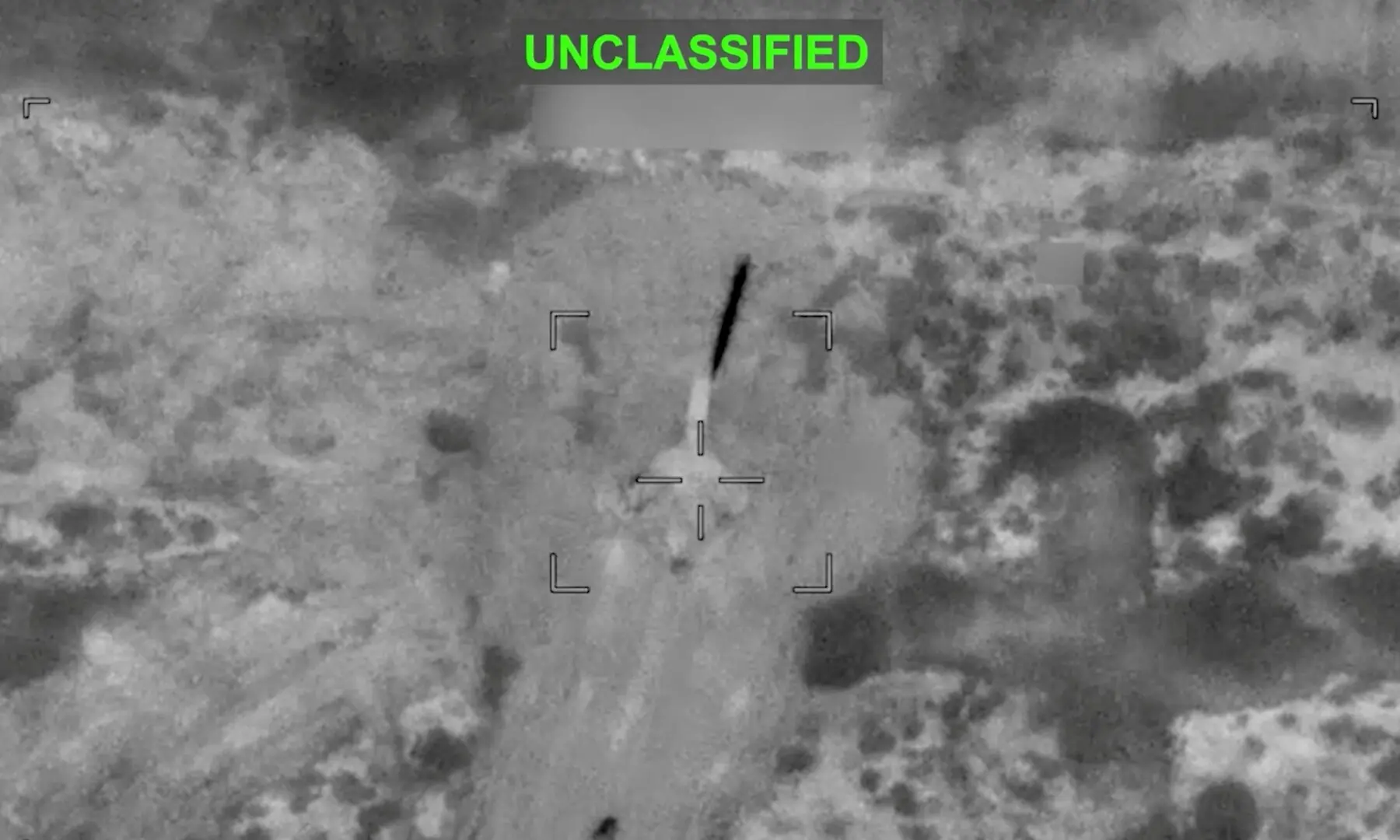 A projectile approaches a target at an unknown location, following what US Centcom said were strikes on Iran, in this screen grab taken from a handout video released on July 12, 2026. &mdash; Reuters
