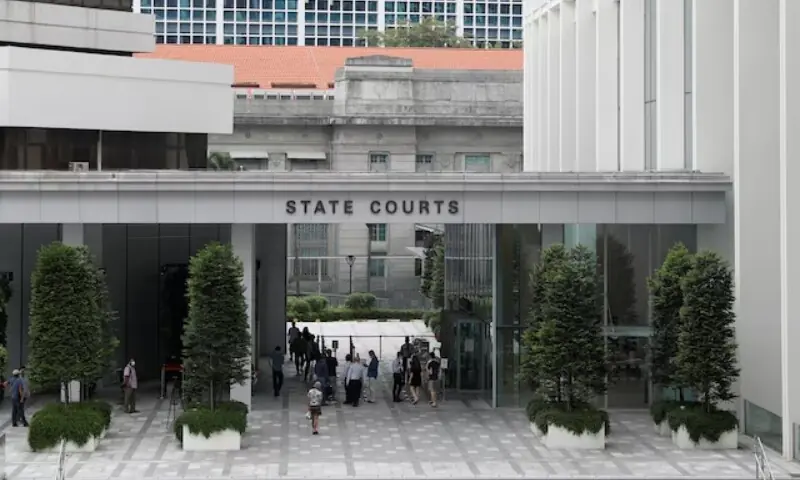 General view shows the State Courts in Singapore February 15, 2021. — Reuters General view shows the State Courts in Singapore February 15, 2021. — Reuters