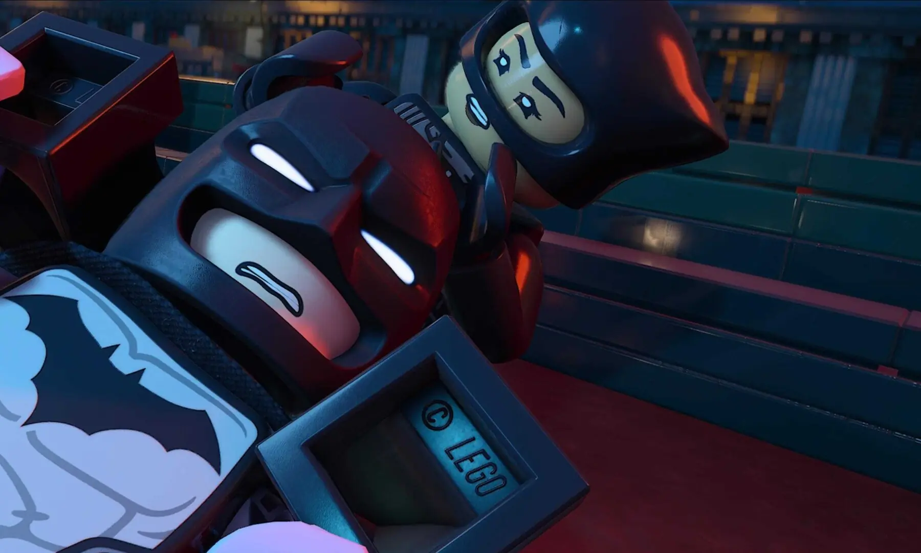 One really nice touch is how characters, based on Lego minifigures, will have serial numbers embossed on them. — Screenshot by author