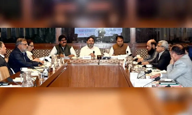 Rana Mahmoodul Hassan chairs a meeting of the Senate Standing Committee on Cabinet Secretariat. — Photo courtesy @SenatePakistan/X Rana Mahmoodul Hassan chairs a meeting of the Senate Standing Committee on Cabinet Secretariat. — Photo courtesy @SenatePakistan/X