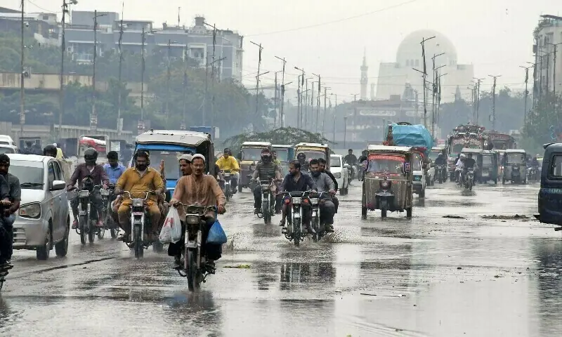 Motorists on their way at a road after the heavy rain in Karachi on June 27, 2025. — Online photo by Sabir Mazhar/File Motorists on their way at a road after the heavy rain in Karachi on June 27, 2025. — Online photo by Sabir Mazhar/File