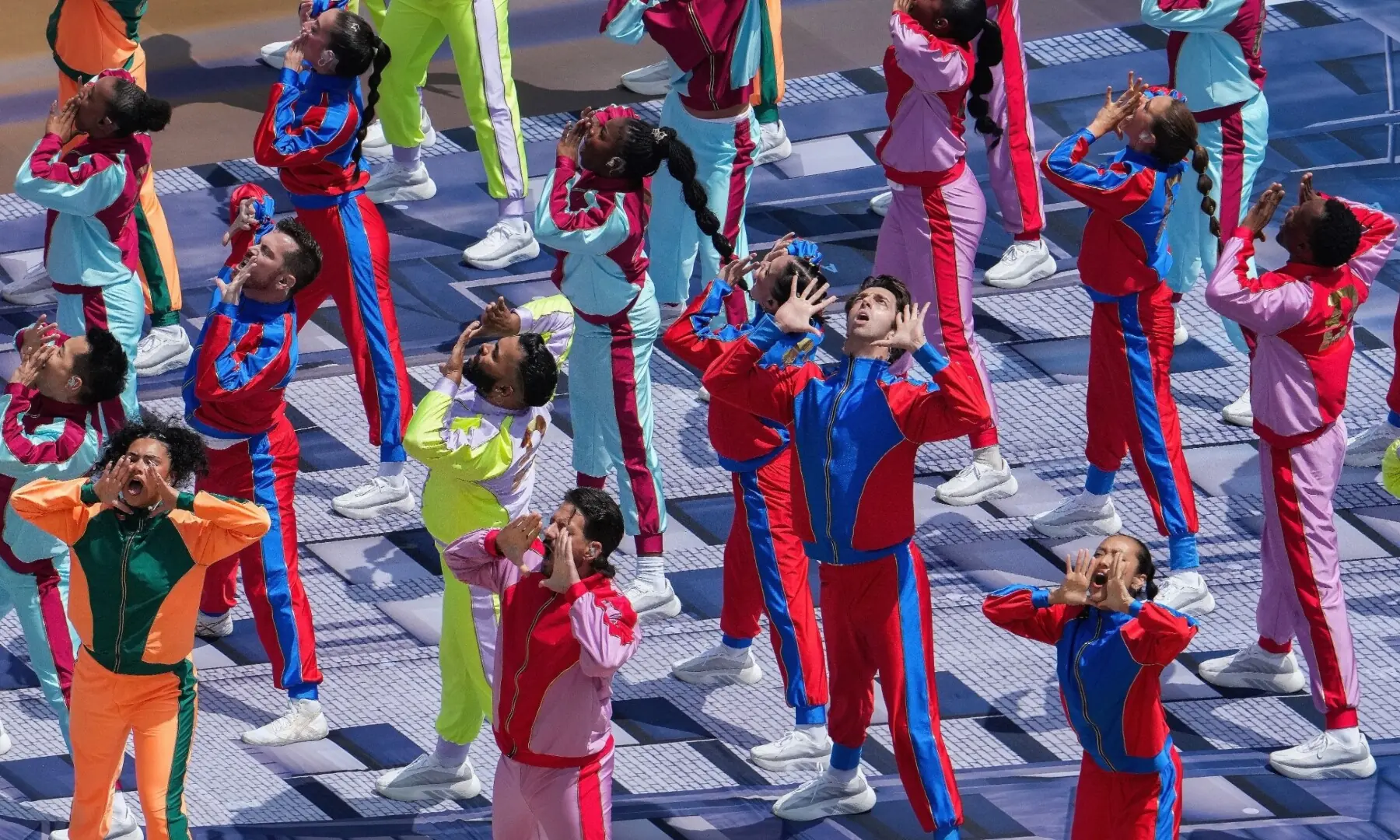 Dancers perform during the closing ceremony of the 2026 FIFA World Cup, ahead of the final match between Spain and Argentina, at the New York/New Jersey Stadium in East Rutherford, the US on July 19, 2026. &mdash; AFP