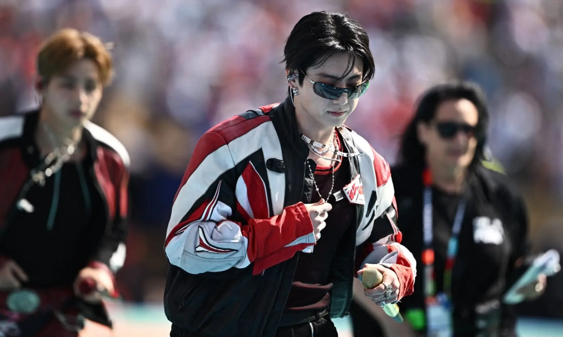 Korean pop group BTS performs at the halftime show of the 2026 FIFA World Cup final between Spain and Argentina at the New York/New Jersey Stadium, East Rutherford, New Jersey, the US on July 19, 2026. &mdash; Reuters