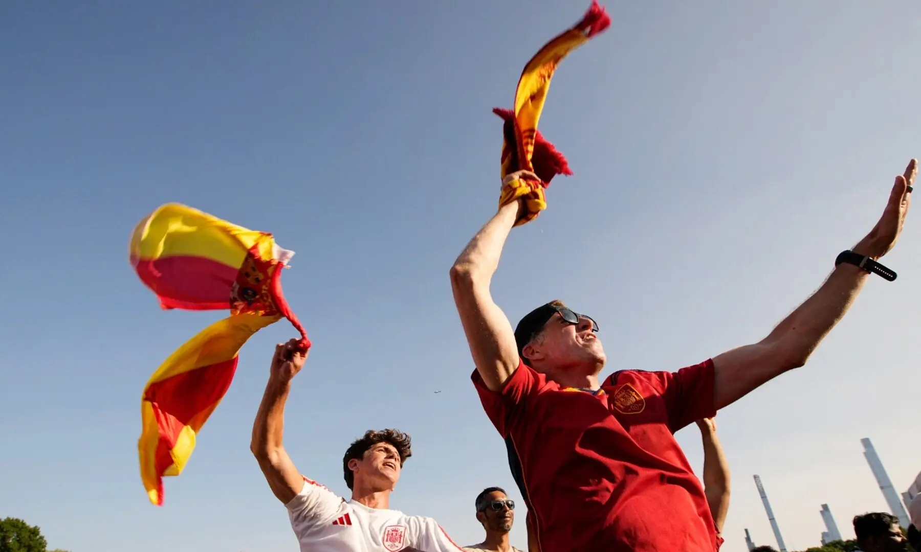 Spain fans celebrate in New York&rsquo;s Central Park after Spain wins the FIFA World Cup final against Argentina on July 19, 2026. &mdash; Reuters