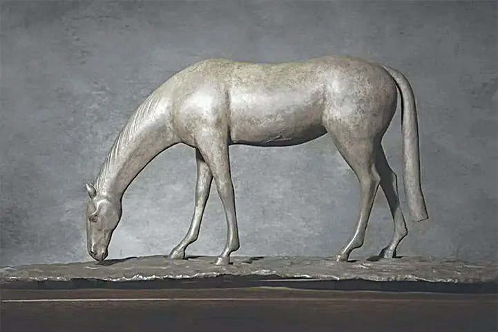 A HORSE sculpture by Chinese artists is on show at Beijing’s National Art Museum of China.—Courtesy China Daily A HORSE sculpture by Chinese artists is on show at Beijing’s National Art Museum of China.—Courtesy China Daily