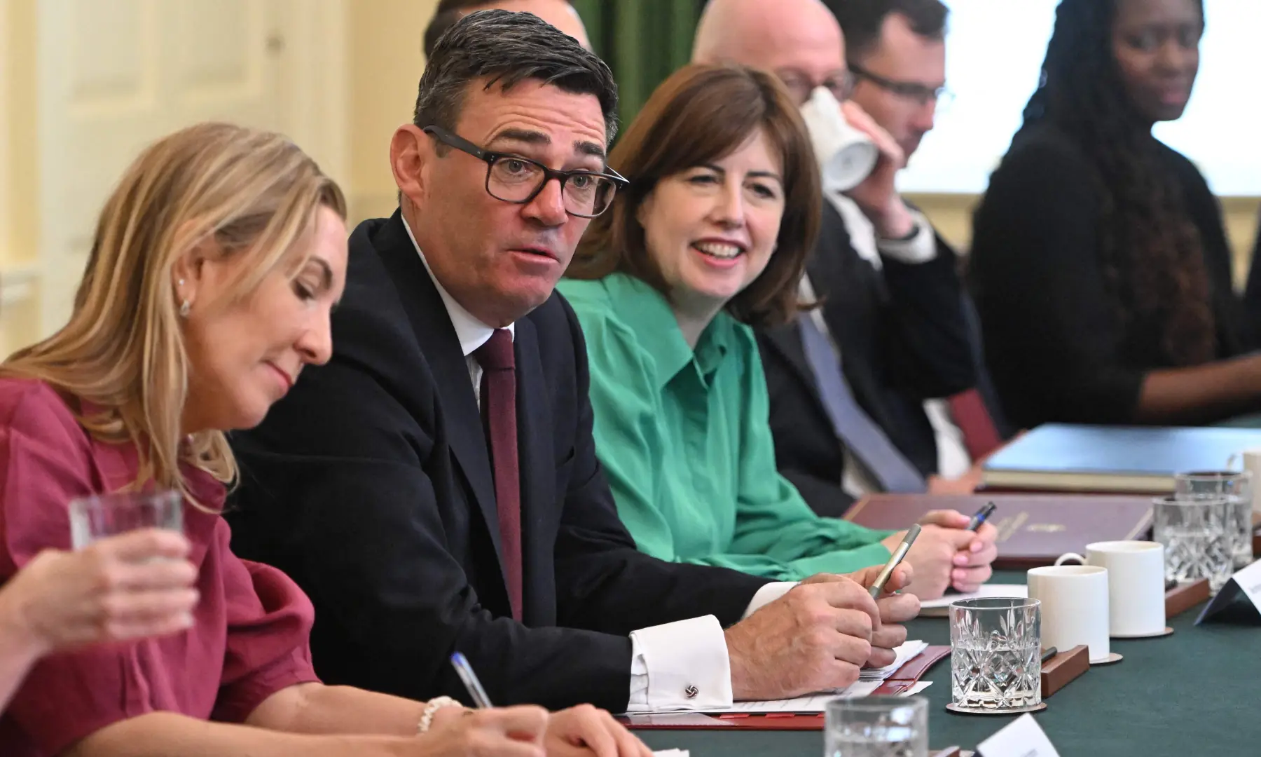 Britain's Prime Minister Andy Burnham speaks during a cabinet meeting in Downing Street in London on July 21, 2026. — AFP Britain's Prime Minister Andy Burnham speaks during a cabinet meeting in Downing Street in London on July 21, 2026. — AFP