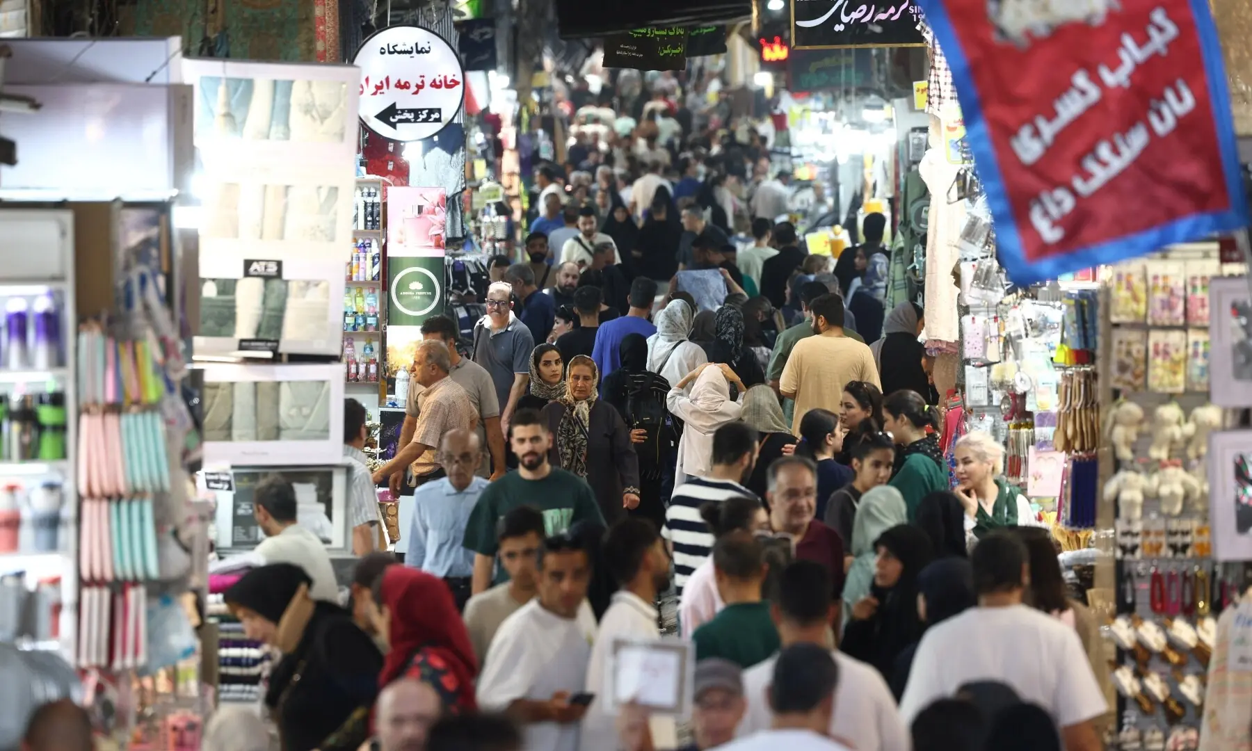 People walk in the Grand Bazaar in Tehran, Iran. — Reuters 