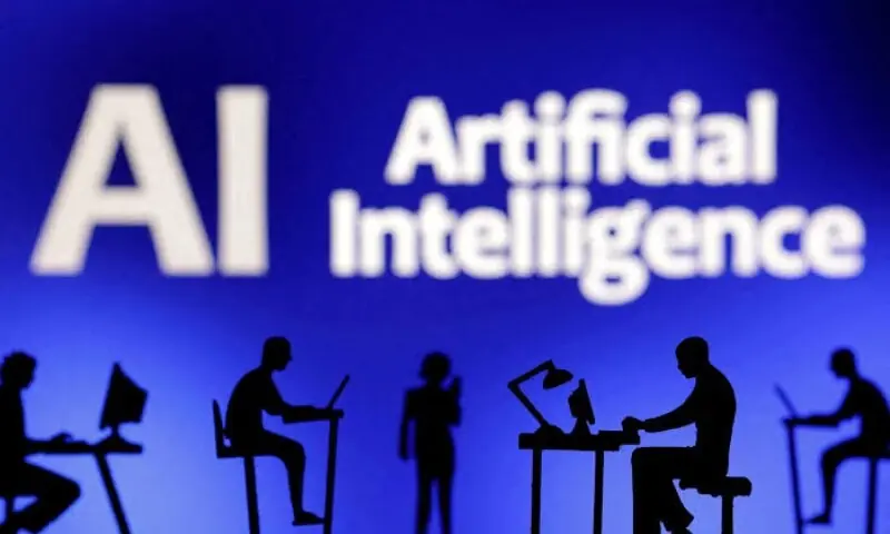 Figurines with computers and smartphones are seen in front of the words "Artificial Intelligence AI" in this illustration taken, February 19, 2024. —Reuters/File Figurines with computers and smartphones are seen in front of the words "Artificial Intelligence AI" in this illustration taken, February 19, 2024. —Reuters/File