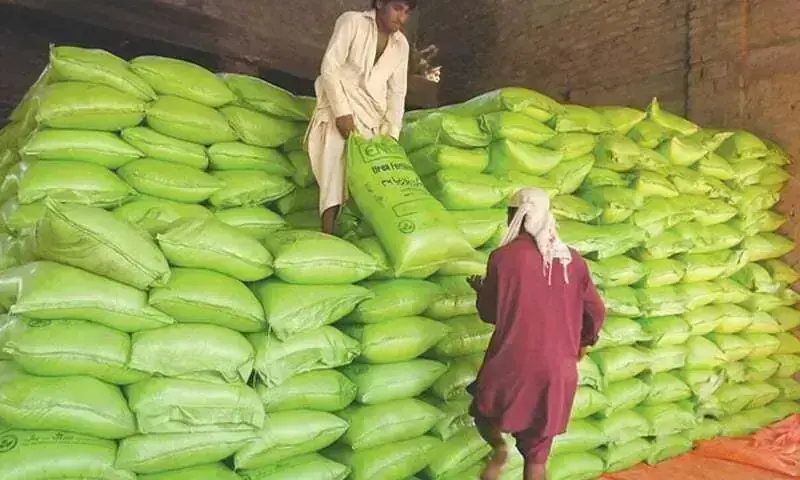 A file photo of bags of fertiliser. ⁠&mdash; Dawn/File