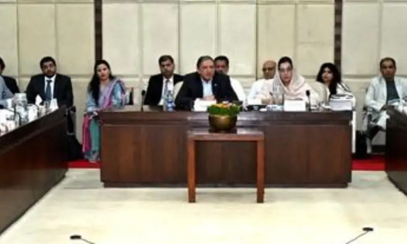 Senator Saleem H Mandviwalla chairs a meeting of the Senate Standing Committee on Finance and Revenue. — SenatePakistan/X/File Senator Saleem H Mandviwalla chairs a meeting of the Senate Standing Committee on Finance and Revenue. — SenatePakistan/X/File