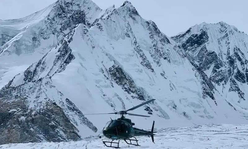 The Pakistan Army embarked on a search and rescue missing after three climbers went missing while attempting to summit the world's second-highest mountain. &mdash; Dawn/File