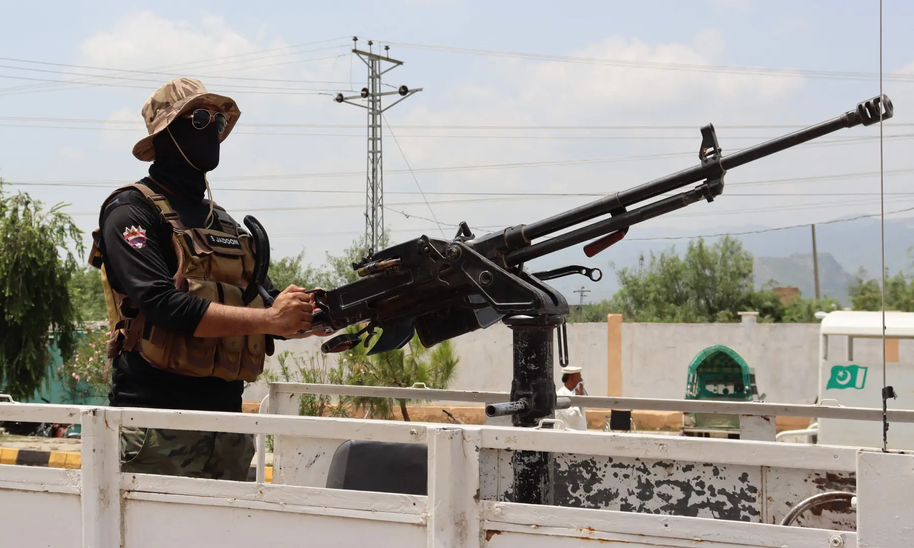 A security personnel stands guard after a terrorist attack on a checkpoint at Hangu district in Khyber Pakhtunkhwa on July 30, 2026. — AFP A security personnel stands guard after a terrorist attack on a checkpoint at Hangu district in Khyber Pakhtunkhwa on July 30, 2026. — AFP
