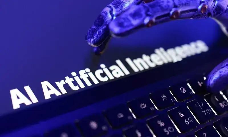 Words “AI Artificial Intelligence”, keyboard, and a robotic hand are shown in this illustration taken on June 5, 2026. — Reuters/File Words “AI Artificial Intelligence”, keyboard, and a robotic hand are shown in this illustration taken on June 5, 2026. — Reuters/File