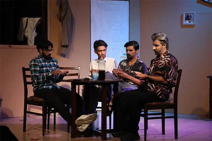 A scene from the play.&mdash;Dawn