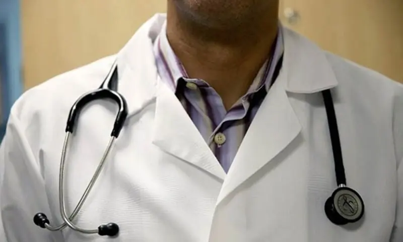Man is seen wearing a lab coat. — AFP/File Man is seen wearing a lab coat. — AFP/File