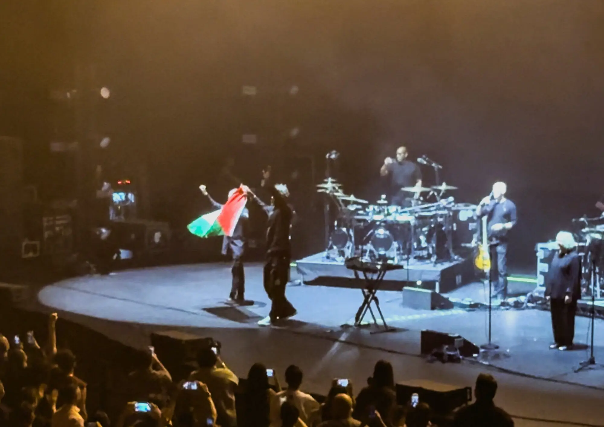 Britain's Massive Attack say they were detained, questioned after raising Palestinian flag in Singapore