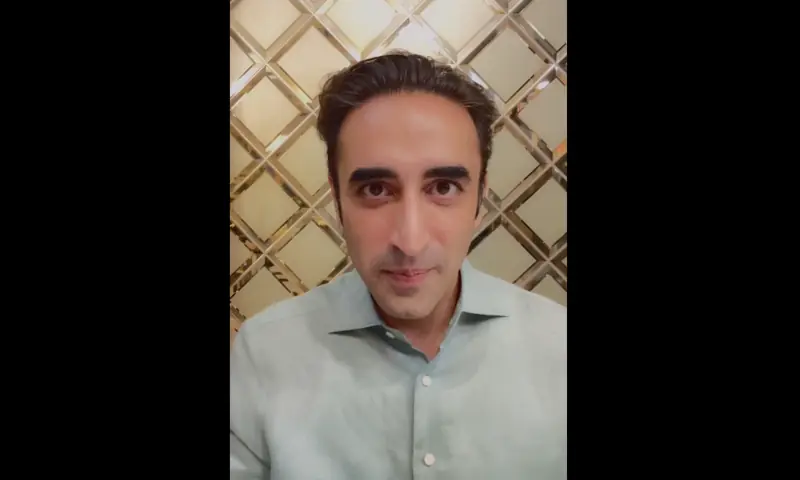 PPP Chairman Bilawal Bhutto-Zardari speaks in a video message, shared on Aug 3, 2026. — X/BBhuttoZardari PPP Chairman Bilawal Bhutto-Zardari speaks in a video message, shared on Aug 3, 2026. — X/BBhuttoZardari