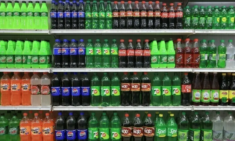 Soft drinks on display at a shopping mall in Karachi, September 2, 2024. — Reuters/File Soft drinks on display at a shopping mall in Karachi, September 2, 2024. — Reuters/File