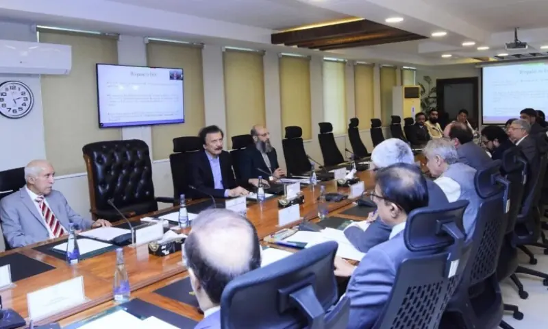 Federal Minister for Finance and Revenue, Senator Muhammad Aurangzeb, chairs the meeting of the Economic Coordination Committee (ECC) of the Cabinet, held at the Finance Division on Tuesday, July 4. —@Financegovpk/X Federal Minister for Finance and Revenue, Senator Muhammad Aurangzeb, chairs the meeting of the Economic Coordination Committee (ECC) of the Cabinet, held at the Finance Division on Tuesday, July 4. —@Financegovpk/X