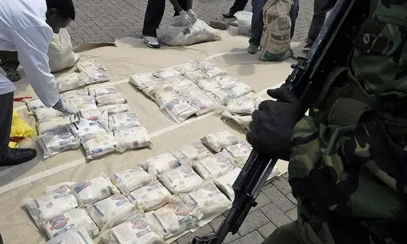 Seized narcotics are seen in this file photo. — AFP/File Seized narcotics are seen in this file photo. — AFP/File