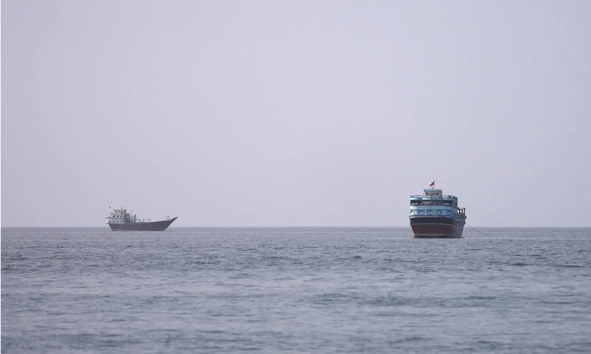 Vessels at the Strait of Hormuz, as seen from Musandam, Oman, July 17, 2026. &mdash; Reuters/File