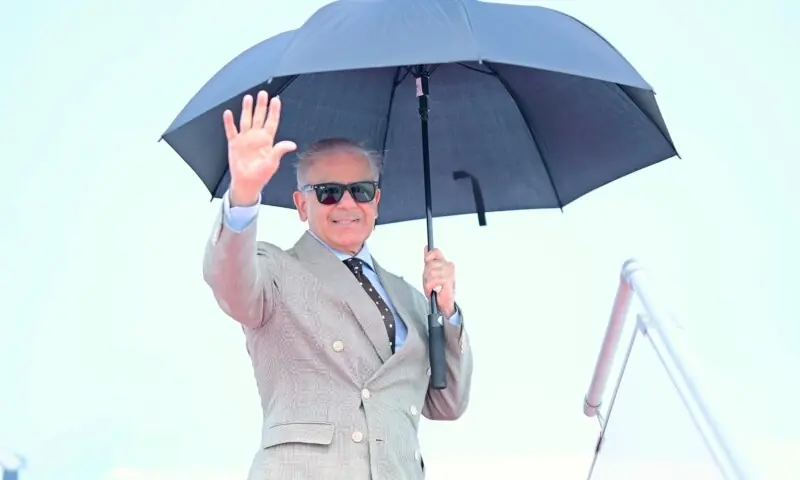 Prime Minister Shehbaz Sharif departs on his official visit to the Kingdom of Saudi Arabia, Rawalpindi on August 6. — PMO Prime Minister Shehbaz Sharif departs on his official visit to the Kingdom of Saudi Arabia, Rawalpindi on August 6. — PMO