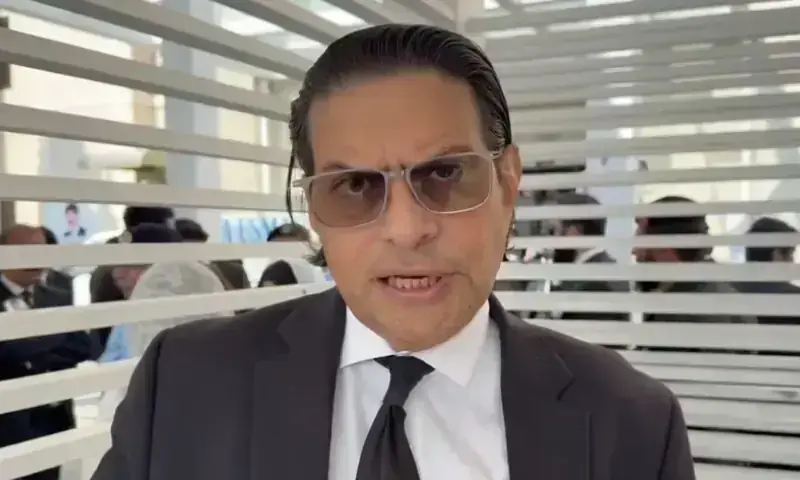 PTI Secretary General Salman Akram Raja, speaking to the media outside a court in Islamabad. — Screengrab via X/@salmanAraja PTI Secretary General Salman Akram Raja, speaking to the media outside a court in Islamabad. — Screengrab via X/@salmanAraja