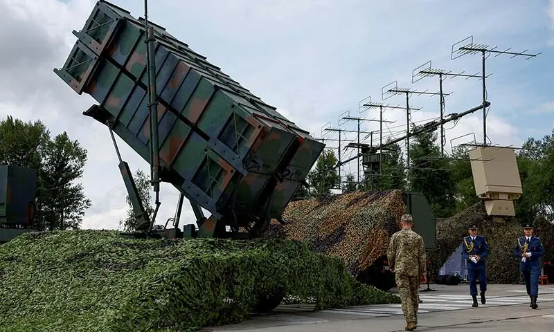 Ukrainian service members walk next to a launcher of a Patriot air defence system, amid Russia's attack on Ukraine, in an undisclosed location in Ukraine on August 4, 2024. — Reuters/File Ukrainian service members walk next to a launcher of a Patriot air defence system, amid Russia's attack on Ukraine, in an undisclosed location in Ukraine on August 4, 2024. — Reuters/File