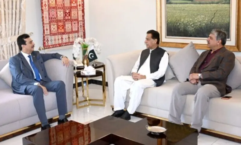 Chairman of the Senate Syed Yousaf Raza Gillani meets with Speaker of the National Assembly Sardar Ayaz Sadiq and Deputy Speaker Syed Ghulam Mustafa Shah in Islamabad, Aug 8. —Photo courtesy Syed Yousuf Raza Gilani/Facebook Chairman of the Senate Syed Yousaf Raza Gillani meets with Speaker of the National Assembly Sardar Ayaz Sadiq and Deputy Speaker Syed Ghulam Mustafa Shah in Islamabad, Aug 8. —Photo courtesy Syed Yousuf Raza Gilani/Facebook