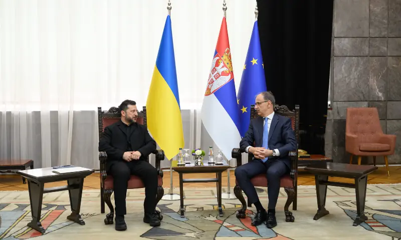 Zelensky visits Russian ally Serbia as Moscow intensifies strikes on Kyiv