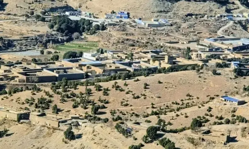 An undated image shows a view of Birmal tehsil in Lower South Waziristan. — photo via author An undated image shows a view of Birmal tehsil in Lower South Waziristan. — photo via author