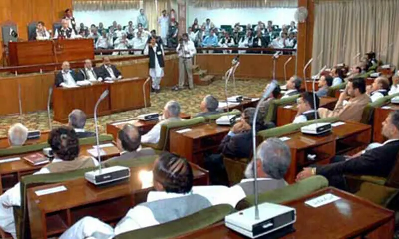The Azad Jammu and Kashmir (AJK) Legislative Assembly on Tuesday approved some additional privileges for the former prime ministers of the state. — File The Azad Jammu and Kashmir (AJK) Legislative Assembly on Tuesday approved some additional privileges for the former prime ministers of the state. — File