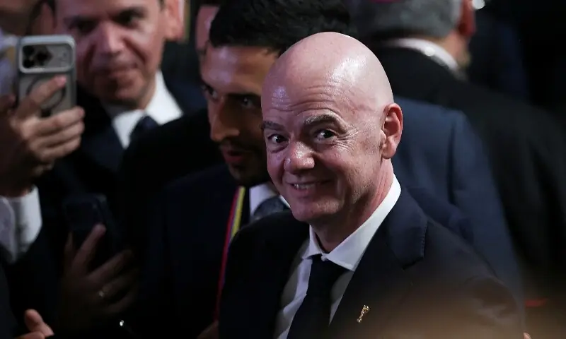 FIFA President Gianni Infantino attends the inauguration of Abelardo De La Espriella as Colombia's president, in Cali, Colombia on August 7, 2026. &mdash;Reuters/File