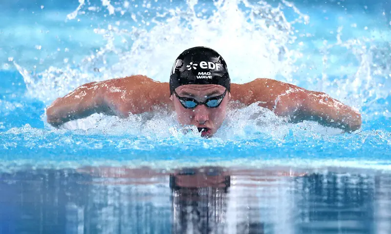 RUSSIA’S Ilia Borodin in action during the 400m individual medley final of the European Aquatics Championships at the Paris Aquatic Centre.—Reuters RUSSIA’S Ilia Borodin in action during the 400m individual medley final of the European Aquatics Championships at the Paris Aquatic Centre.—Reuters