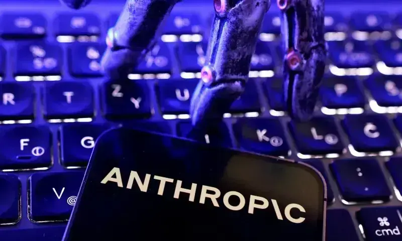 Anthropic logo, a keyboard and a robotic hand in this illustration created on June 5, 2026. —Reuters/File Anthropic logo, a keyboard and a robotic hand in this illustration created on June 5, 2026. —Reuters/File