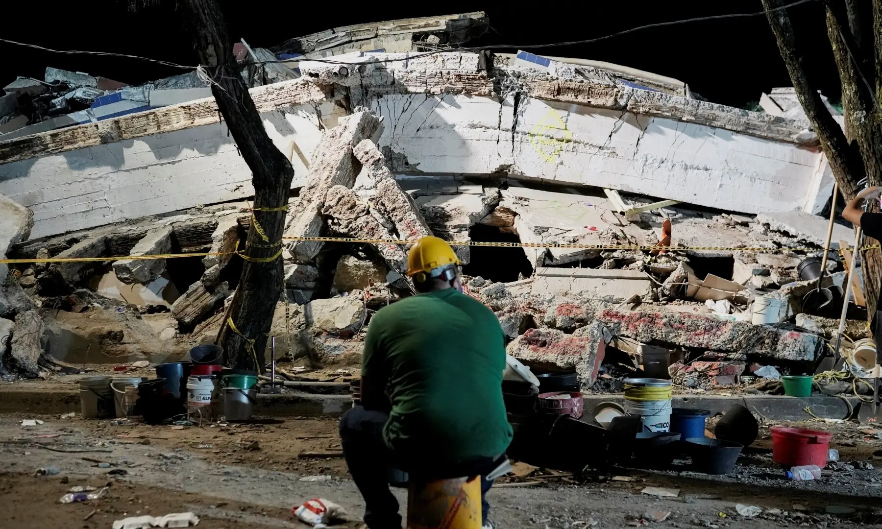 A man sits near debris at the Torres de Limonar building in the aftermath of an earthquake, in Cali, Colombia on August 11, 2026. —Reuters/File A man sits near debris at the Torres de Limonar building in the aftermath of an earthquake, in Cali, Colombia on August 11, 2026. —Reuters/File