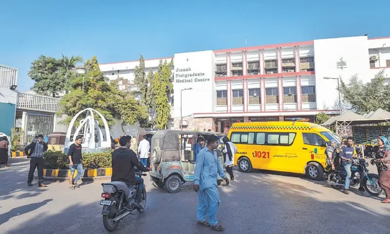 THE Jinnah Postgraduate Medical Centre serves as JSMU’s teaching hospital.—White Star/File THE Jinnah Postgraduate Medical Centre serves as JSMU’s teaching hospital.—White Star/File
