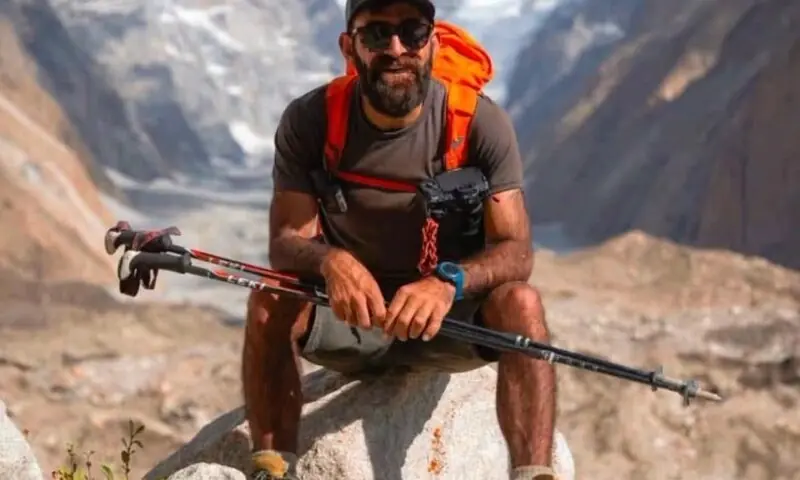 File photo of Pakistani climber Sohail Sakhi. —Photo provided by author File photo of Pakistani climber Sohail Sakhi. —Photo provided by author
